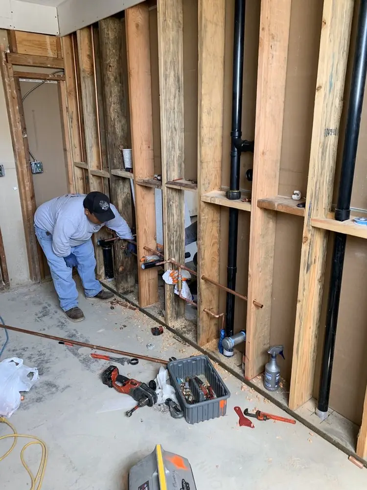 Commercial rough-in plumbing for Trenchless Sewer Repair in Winnetka